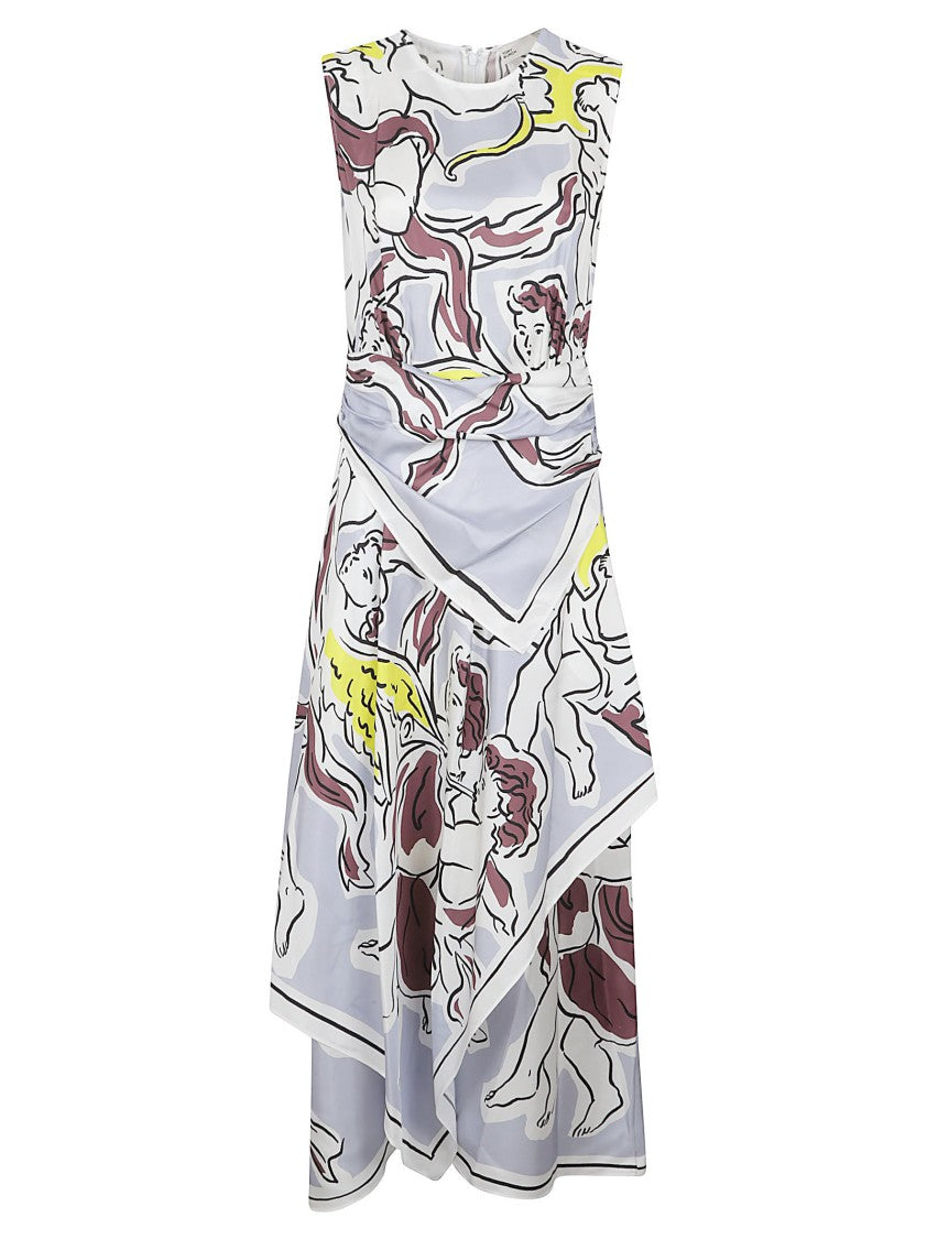 Tory Burch Silk Twill Sleeveless Dress