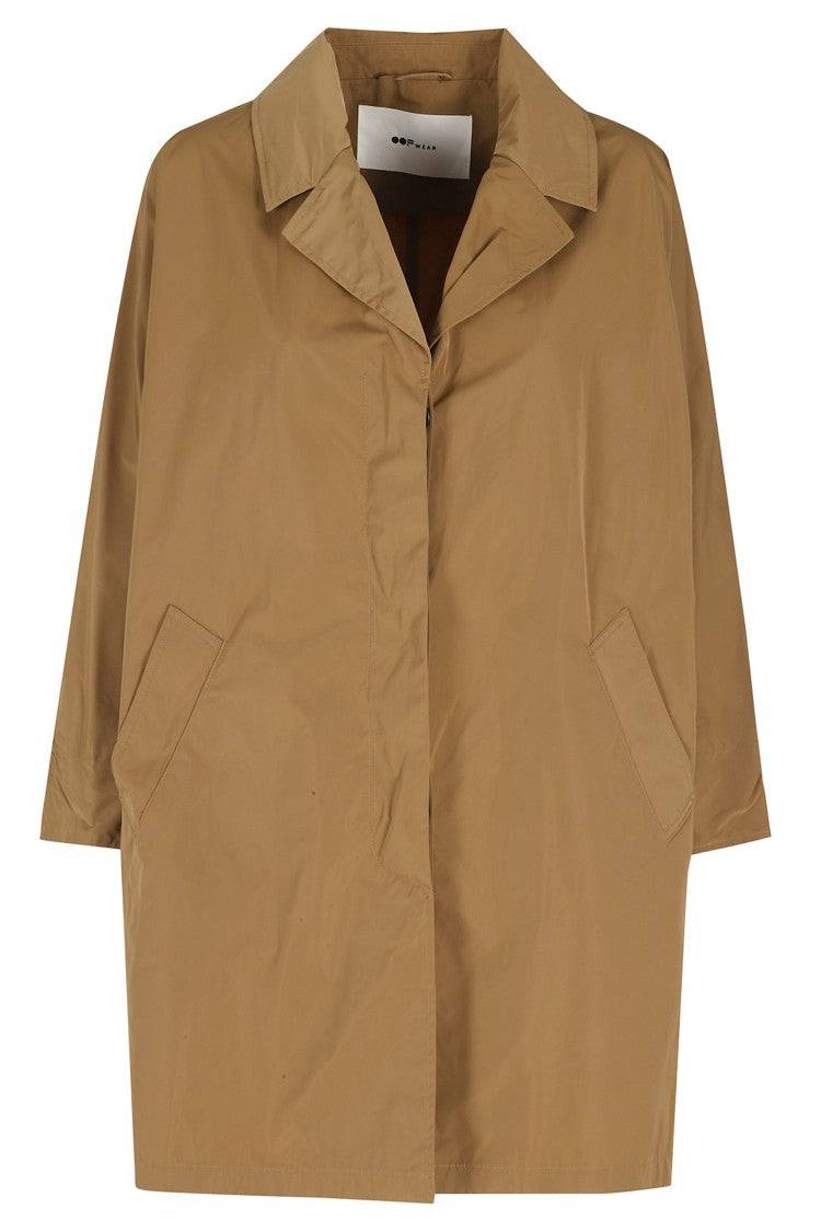Oof Wear Ochre Memory Single-Breasted Polyester Raincoat