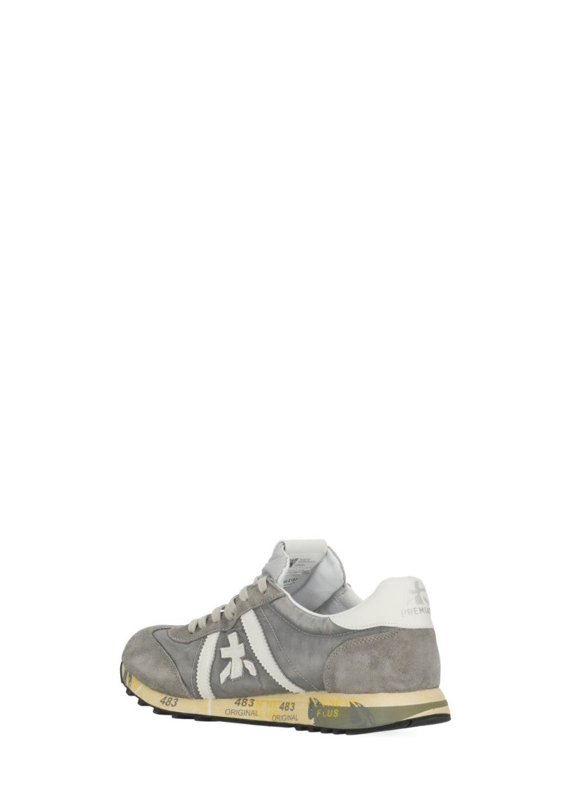 Premiata Grey Lucy 8187 Fabric Sneakers