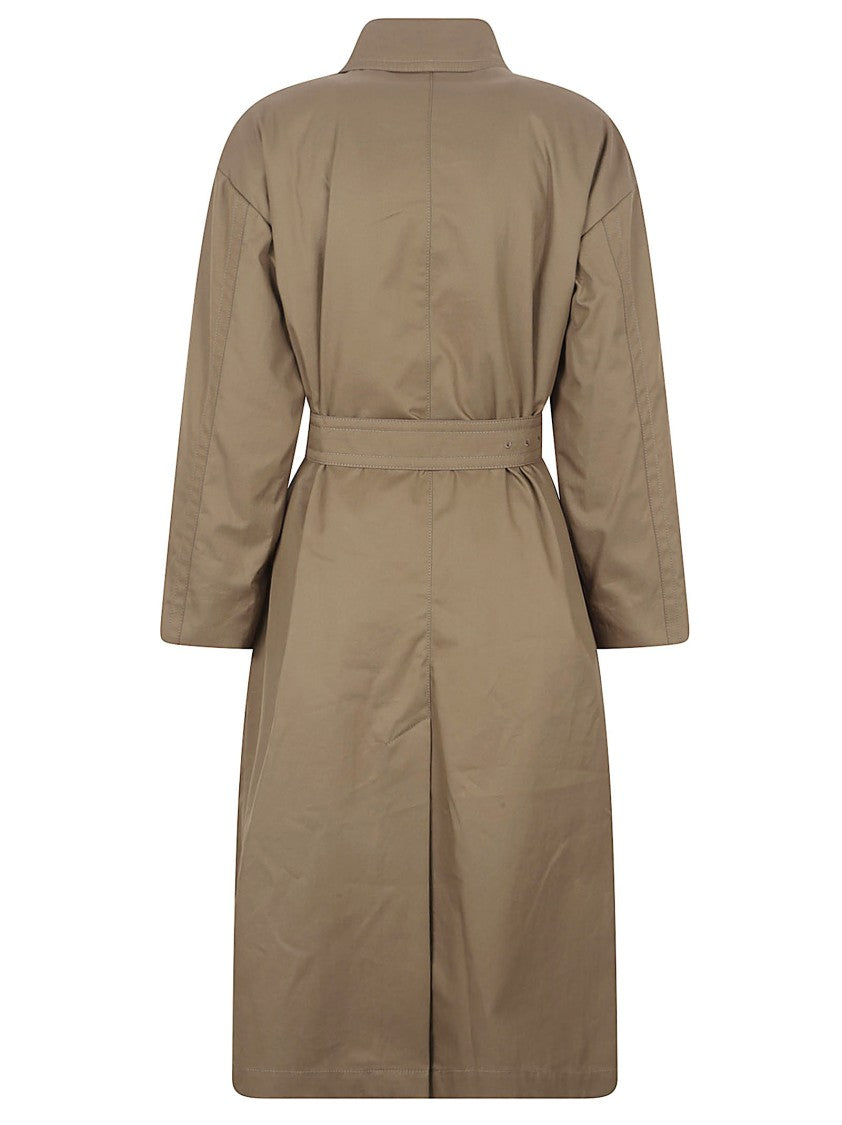Max Mara Double-Breasted Water-Resistant Trench Coat