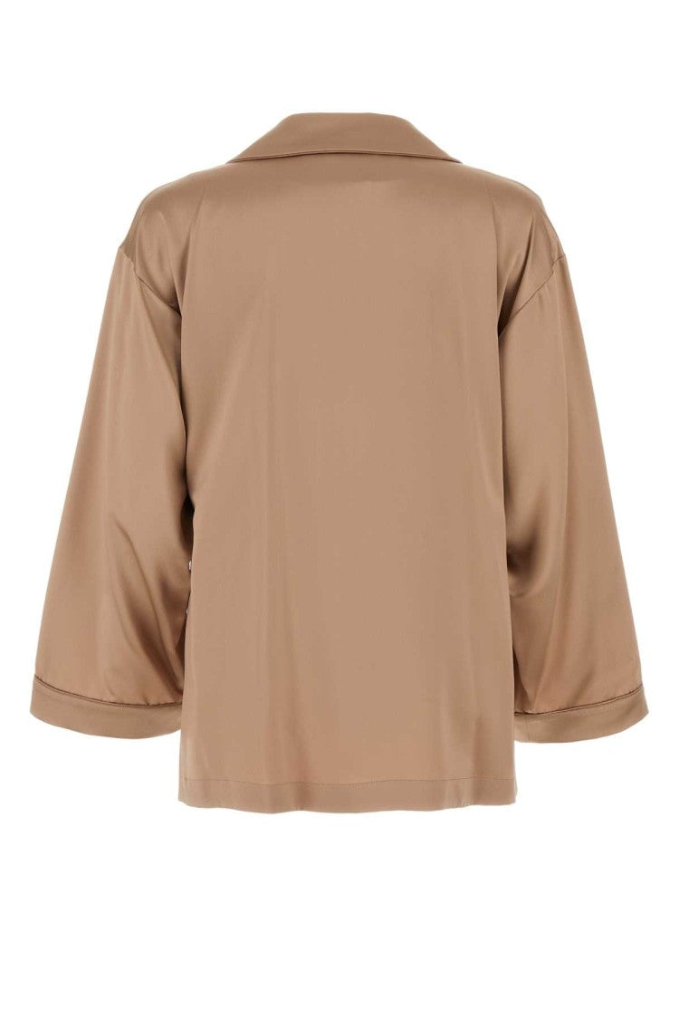 Pianoforte Antiqued Pink Satin Vasaio Shirt