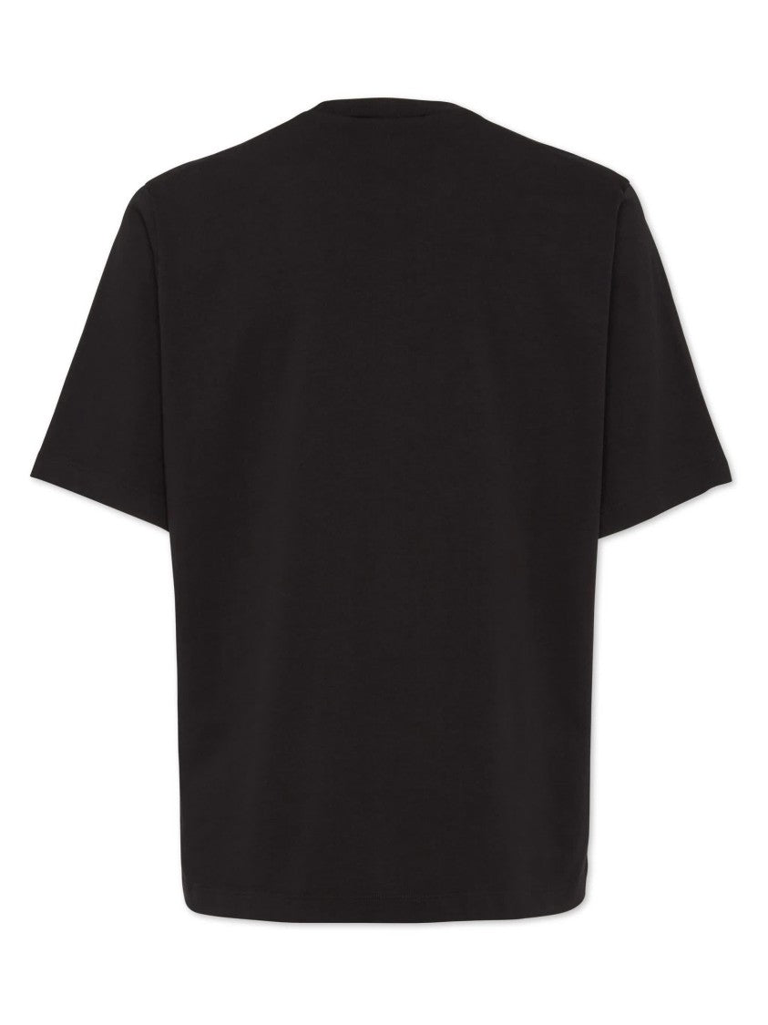 Dsquared2 Loose Fit Black Cotton Icon T-Shirt