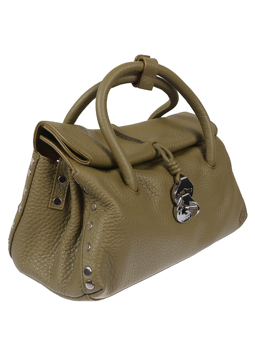 Zanellato Structured Leather Handbag With Textured Finish