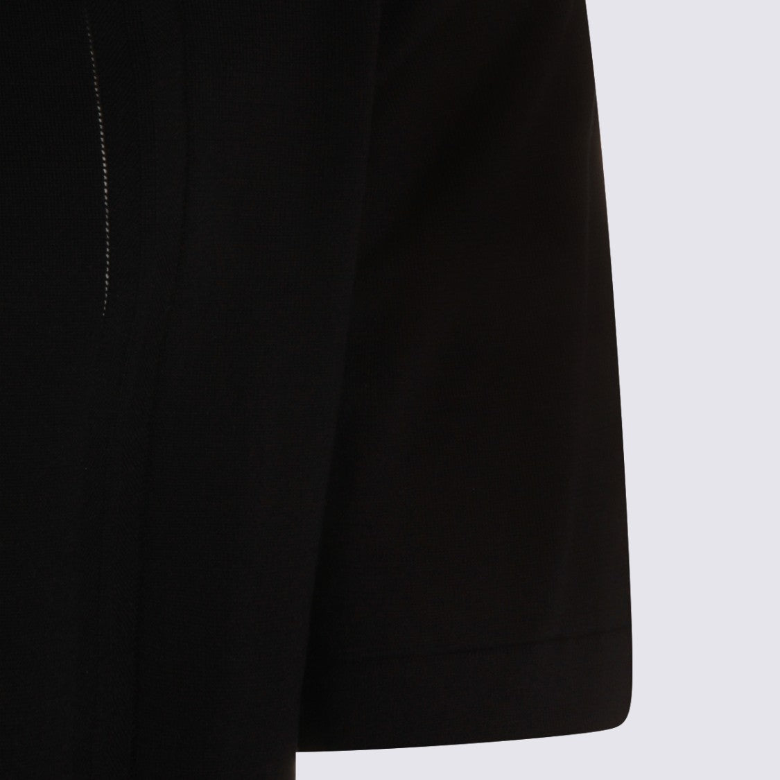 Piacenza Cashmere Sleek Minimalist Polo Shirt With Vertical Textured Stripes