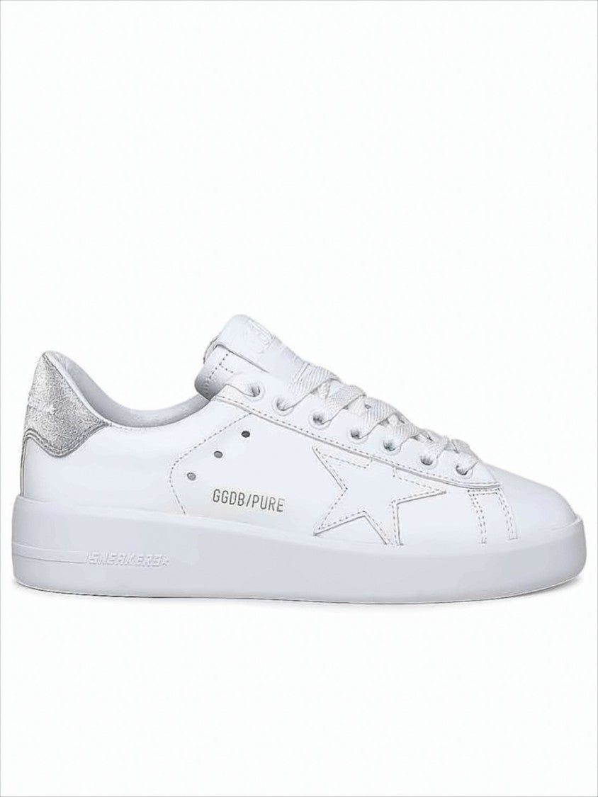 Golden Goose Purestar Low-Top Leather Sneakers