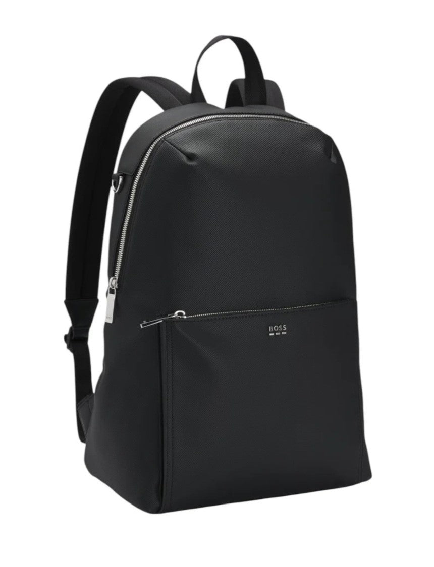 Hugo Boss Black Backpack With Smooth Finish