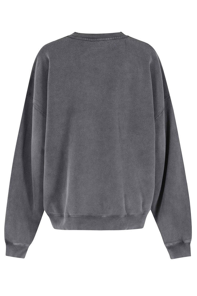 Anine Bing Gray Spotted Sweatshirt