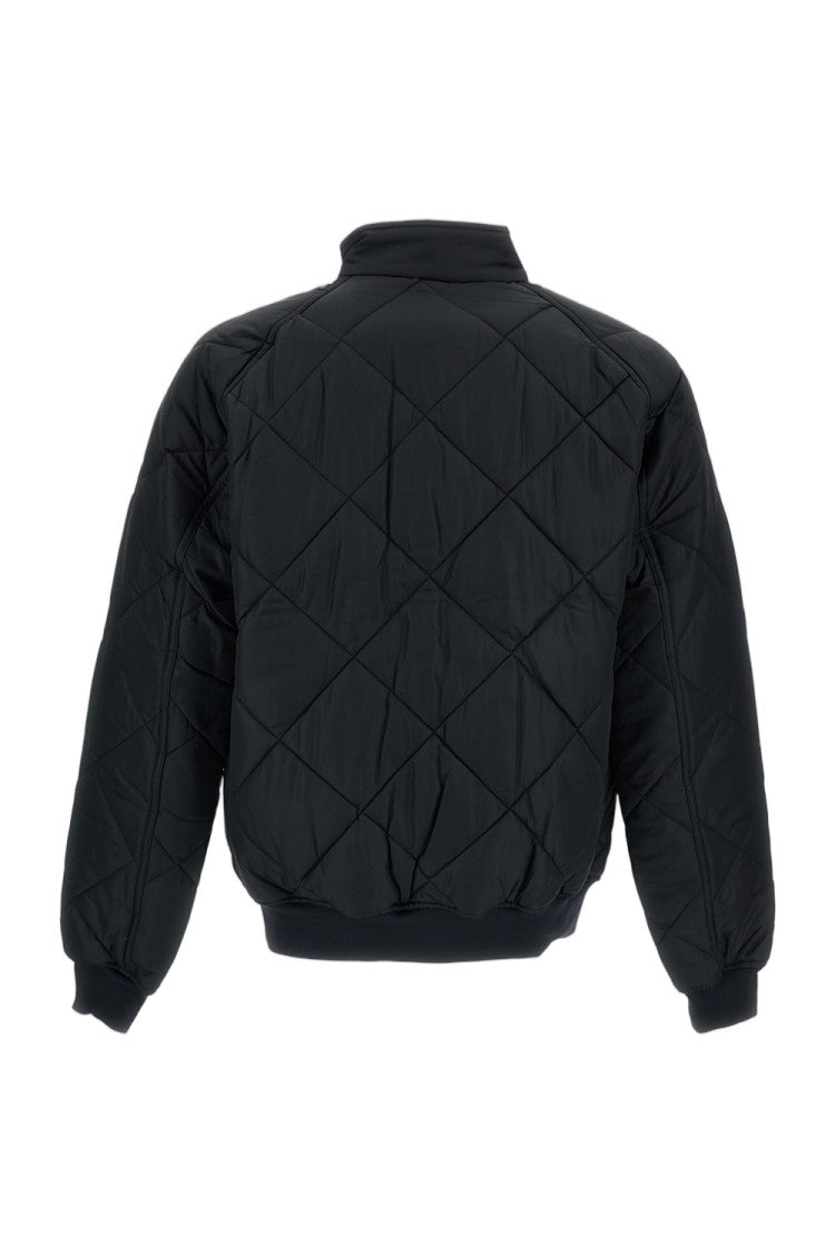 Barbour Black Merchant Box-Quilted Zip Jacket