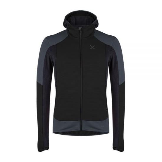 Montura Fitted Activewear Jacket With Zippered Hood And Textured Fabric
