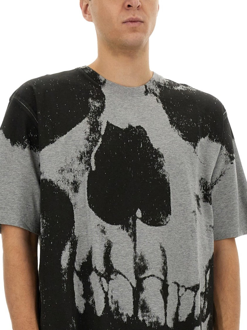 Alexander Mcqueen Skull Print T-Shirt