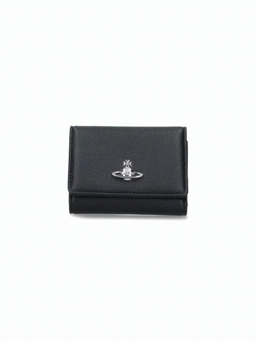 Vivienne Westwood Textured Polyurethane Cardholder Wallet