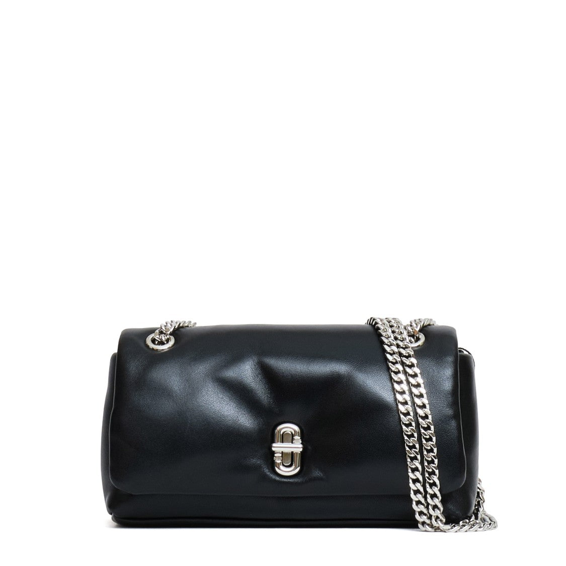 Marc Jacobs Chain Mini Bag In Smooth Lamb Leather With Silver Hardware