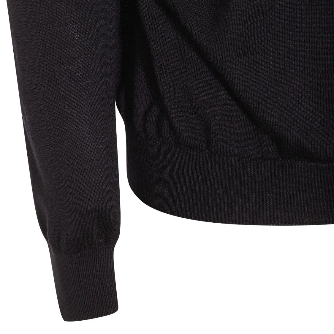 Malo Blue Wool Crewneck Sweater