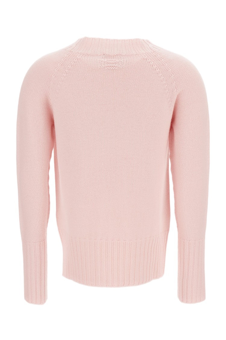 Drumohr Jersey-Knit Merino Wool Raglan Crewneck Sweater