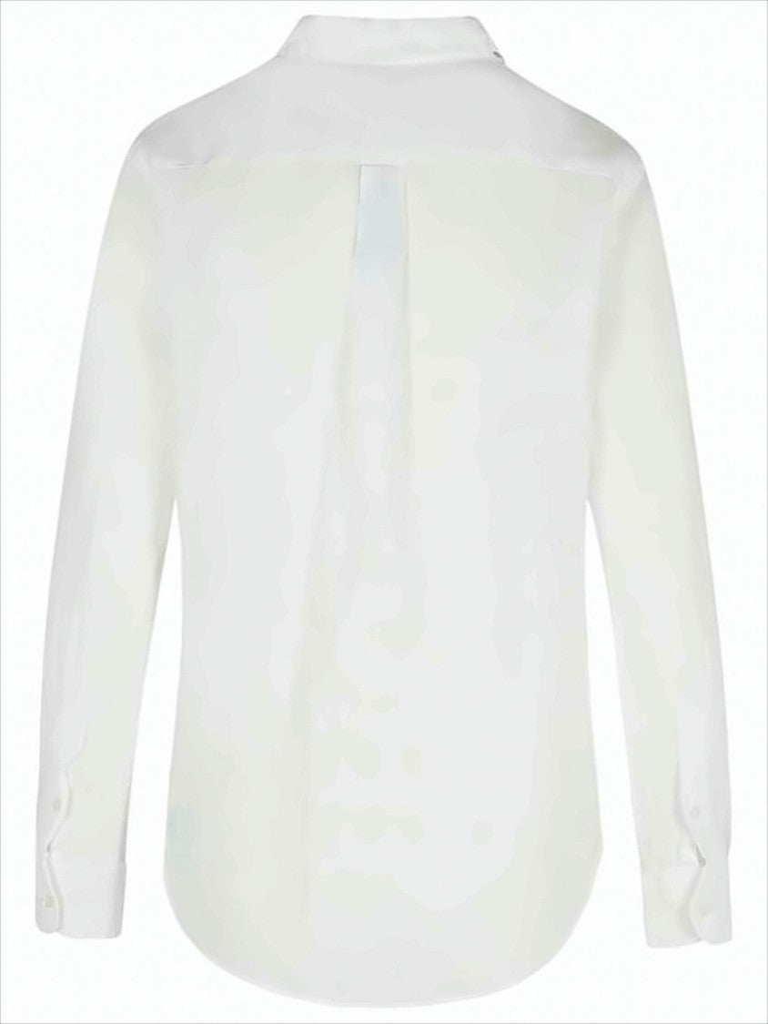 Polo Ralph Lauren Classic White Linen Long-Sleeve Button-Up Shirt