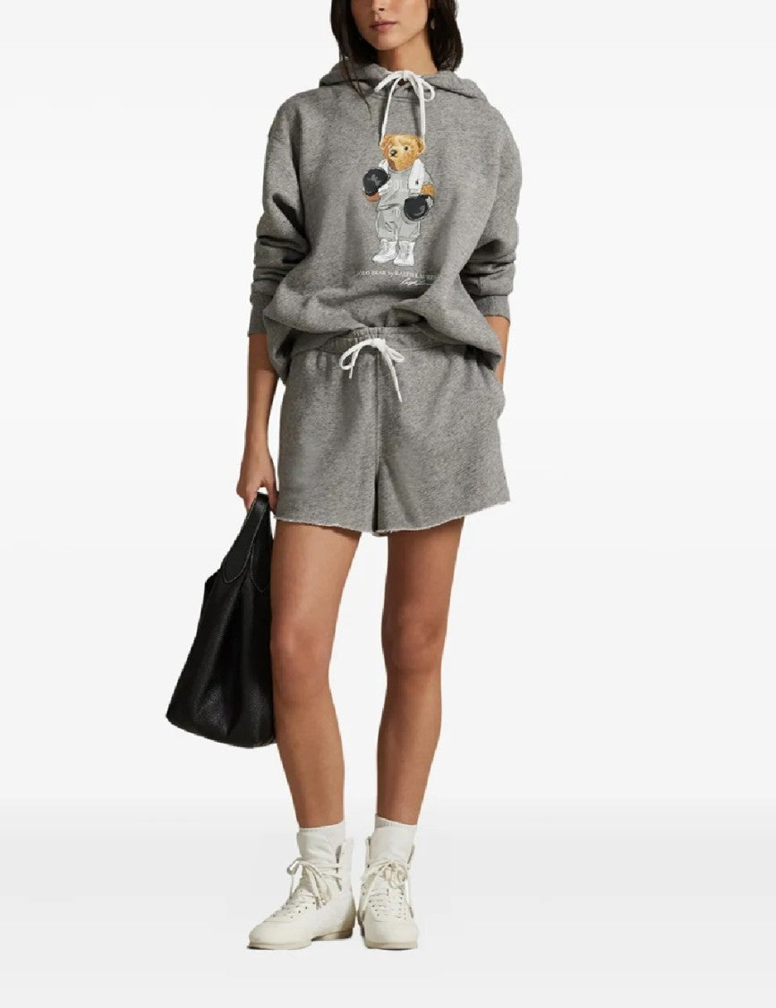 Polo Ralph Lauren Relaxed Fit Knit Sweatshirt With Playful Bear Graphic
