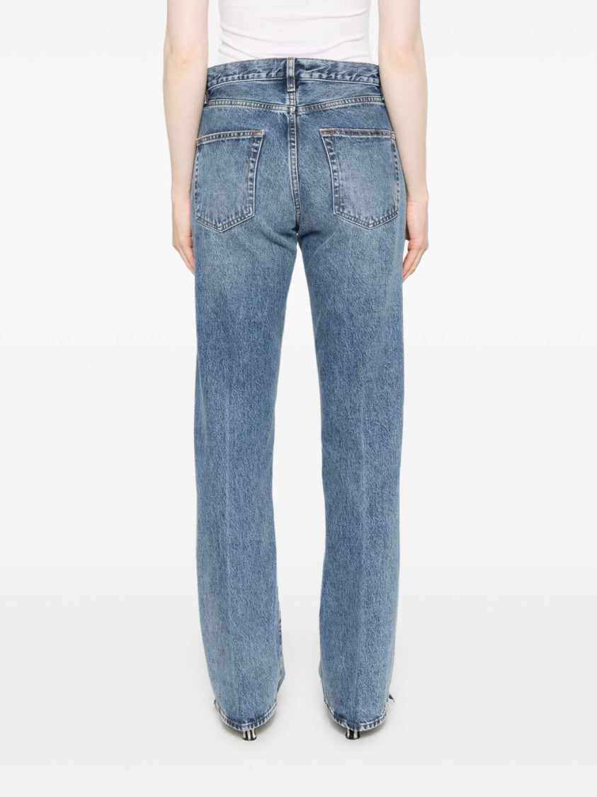 Frame Blue Wash The Vertical Jeans