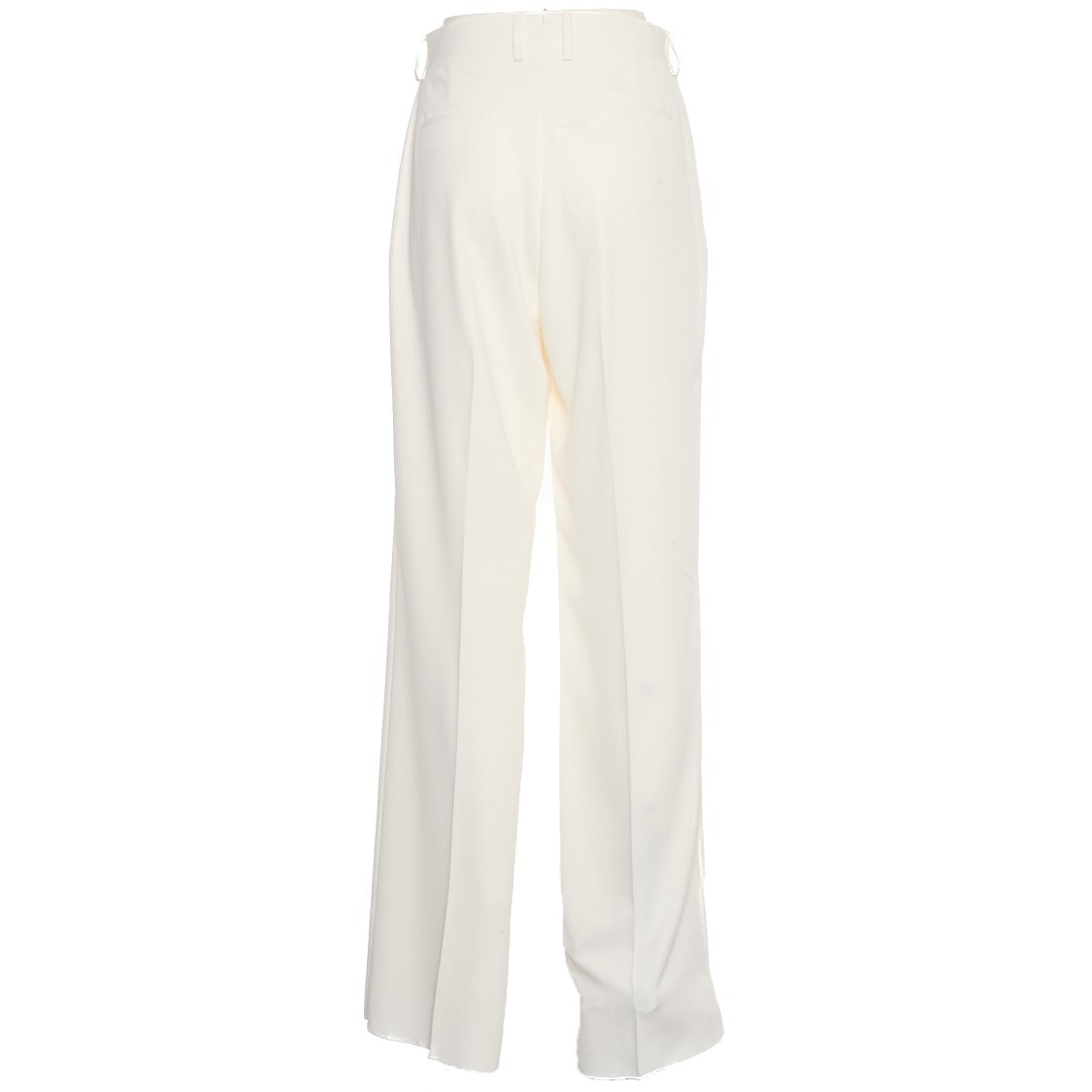Saulina Milano Tailored Straight-Leg Trousers With Smooth Finish