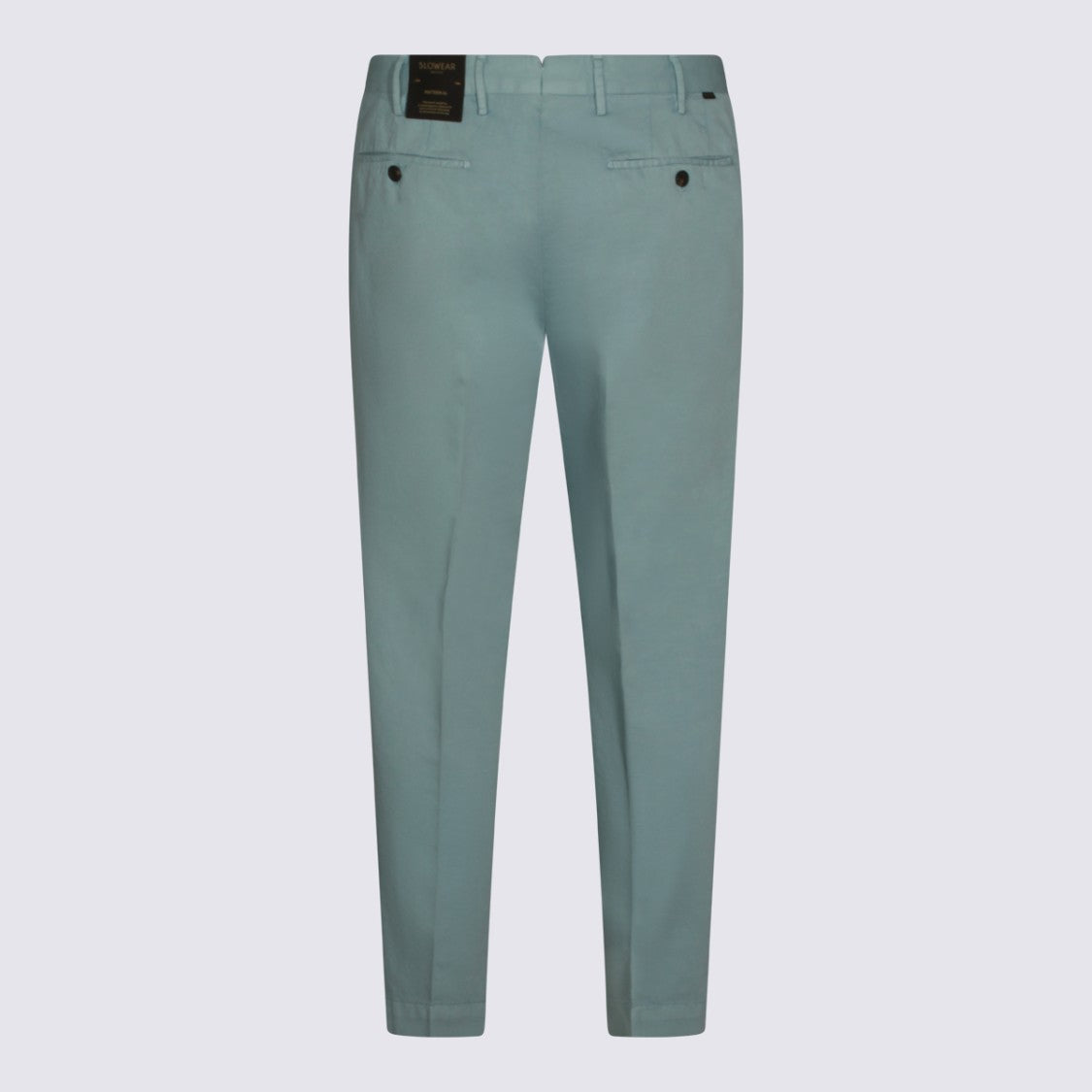 Incotex Tailored Green Trousers With Pleated Front And Classic Waistband