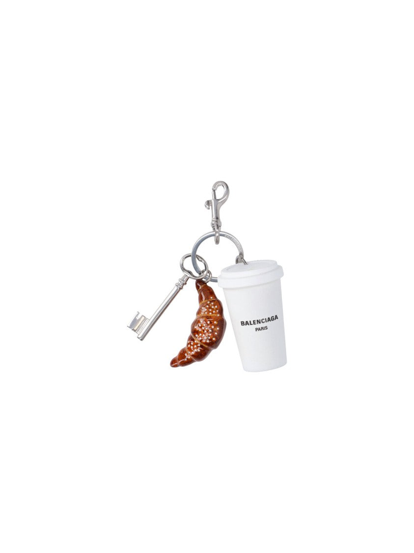 Balenciaga Multicolor Coffee Cup Key Ring