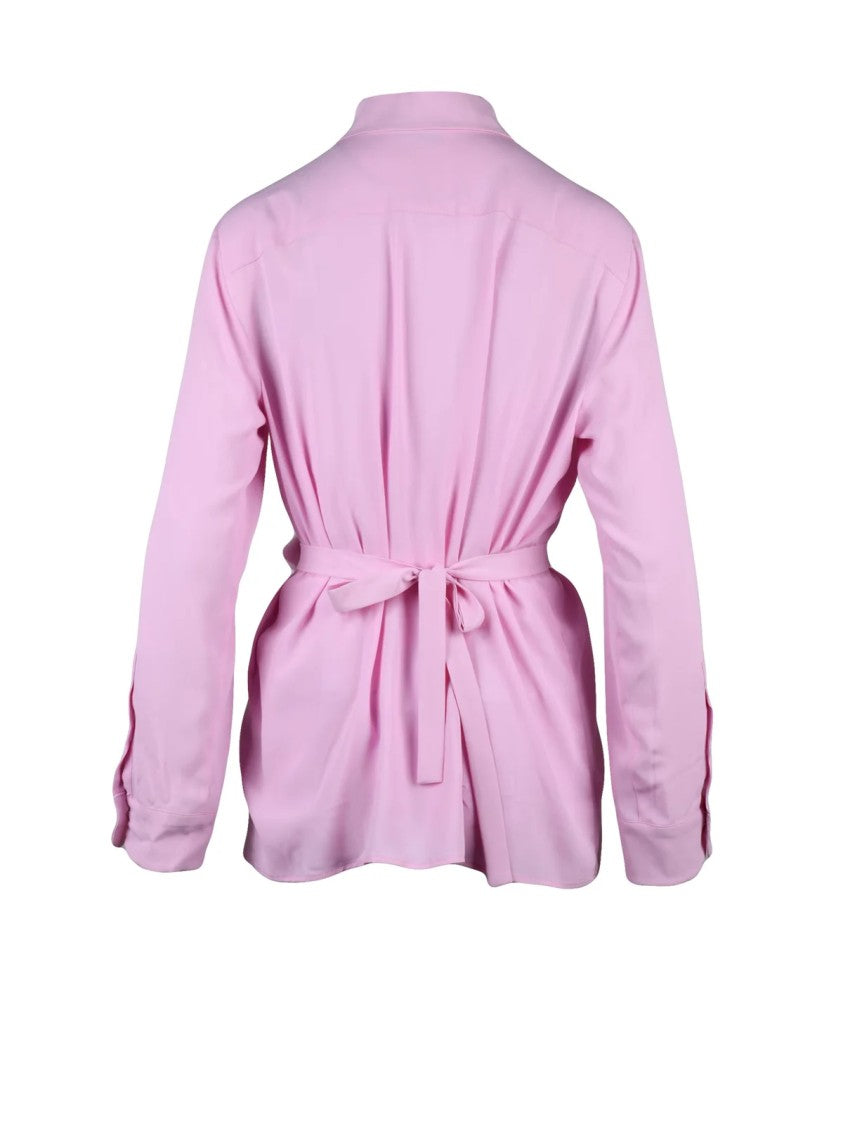 Marella Pink Acetate Silk Women Shirt