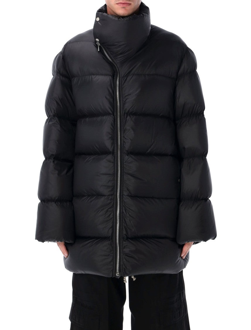 Rick Owens Black Turtle Coat Down Jacket