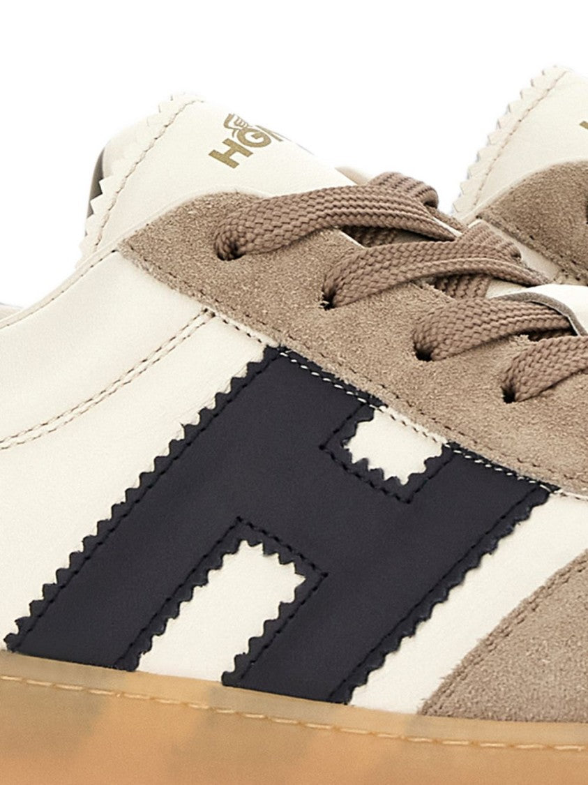 Hogan Multicolor Casual Zigzag-Edged Logo Sneakers