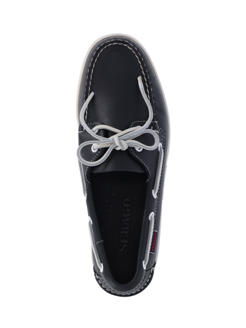Sebago "Docksides Portland" Boat Shoes – Navy