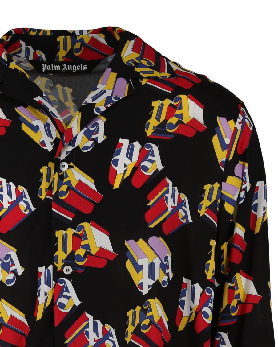 Palm Angels 3D Logo Print Shirt