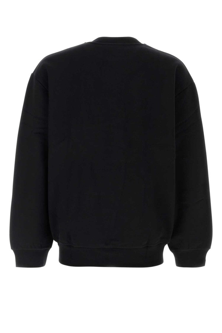 A.P.C. Black Stretch Cotton Oversize Sweatshirt
