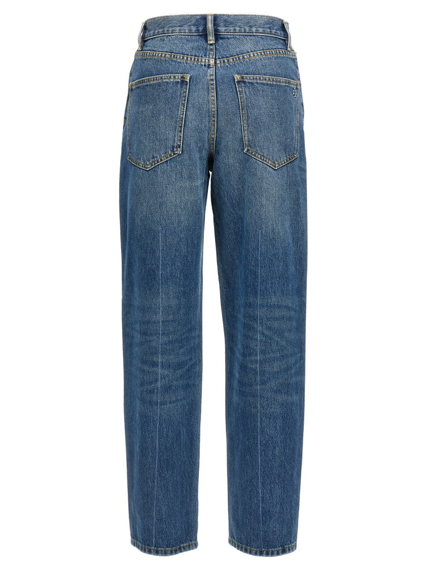 Tory Burch High-Waisted Slim Jeans