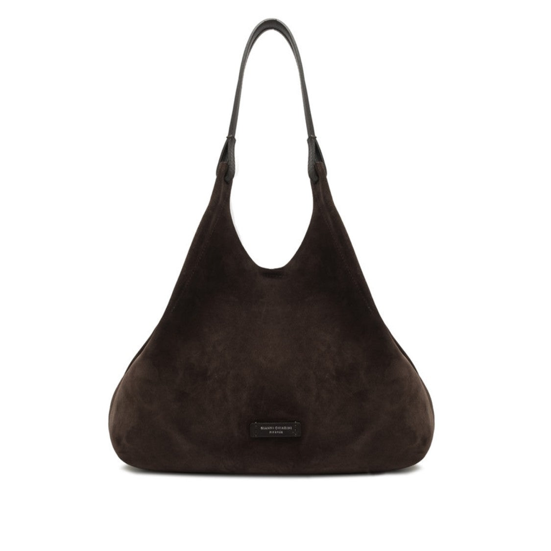 Gianni Chiarini Coffee Dua Suede Bag