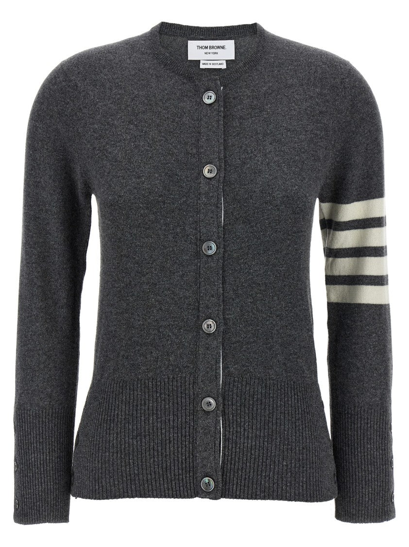 Thom Browne Classic Cashmere 4-Bar' Cardigan