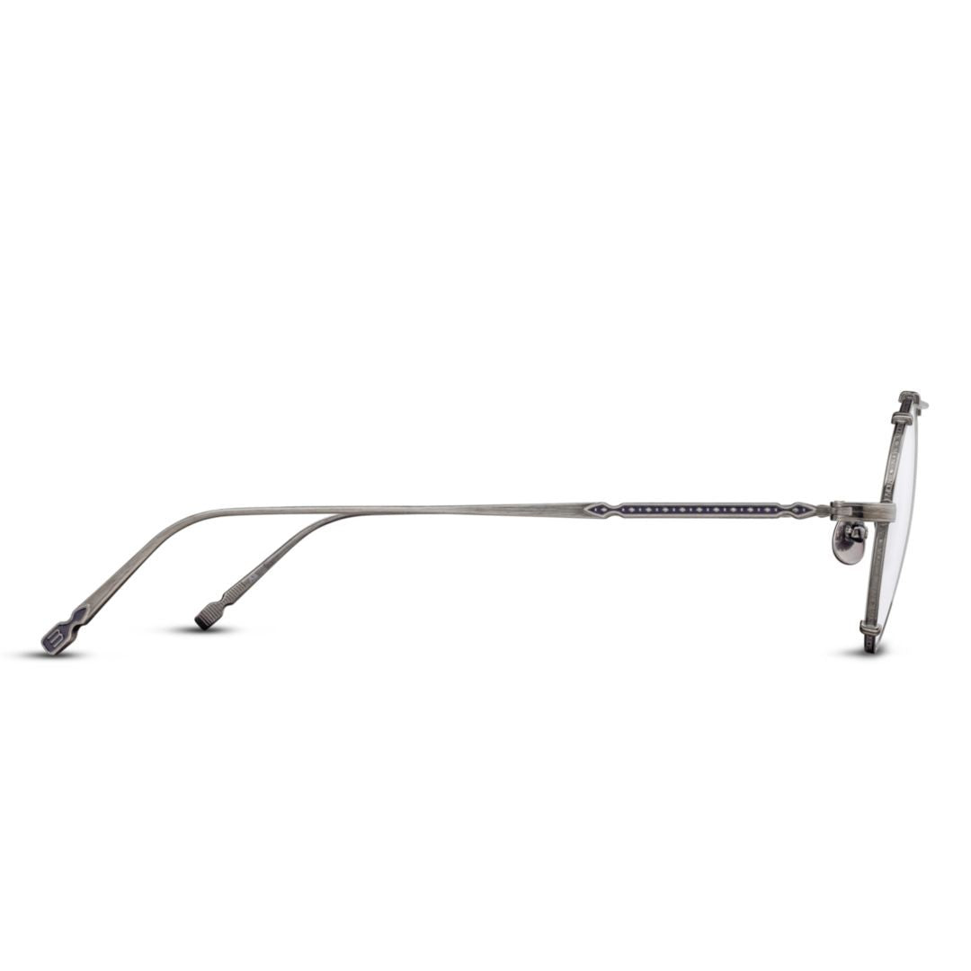 Matsuda M3143 Rx Round Metal Frame Eyeglasses With Double Bridge