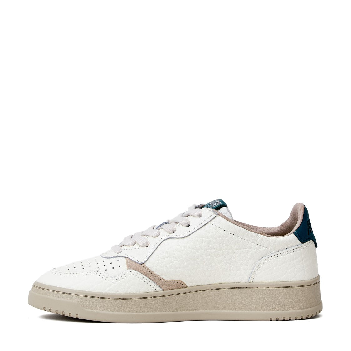 Autry Elephant Dark Sea Medalist Low Leather Sneakers