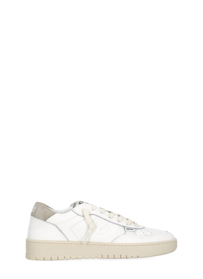 Evenu Equal White Suede Low-Top Sneakers
