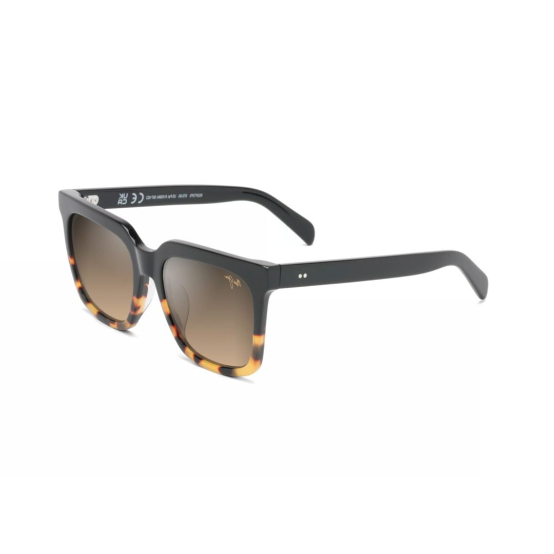 Maui Jim Tortoiseshell Mj0898s Gradient Square Sunglasses