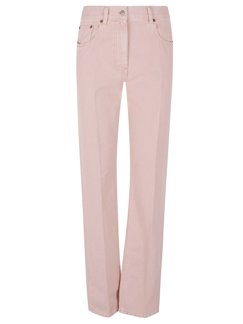 Valentino Garavani Mid-Rise Straight-Leg Jeans