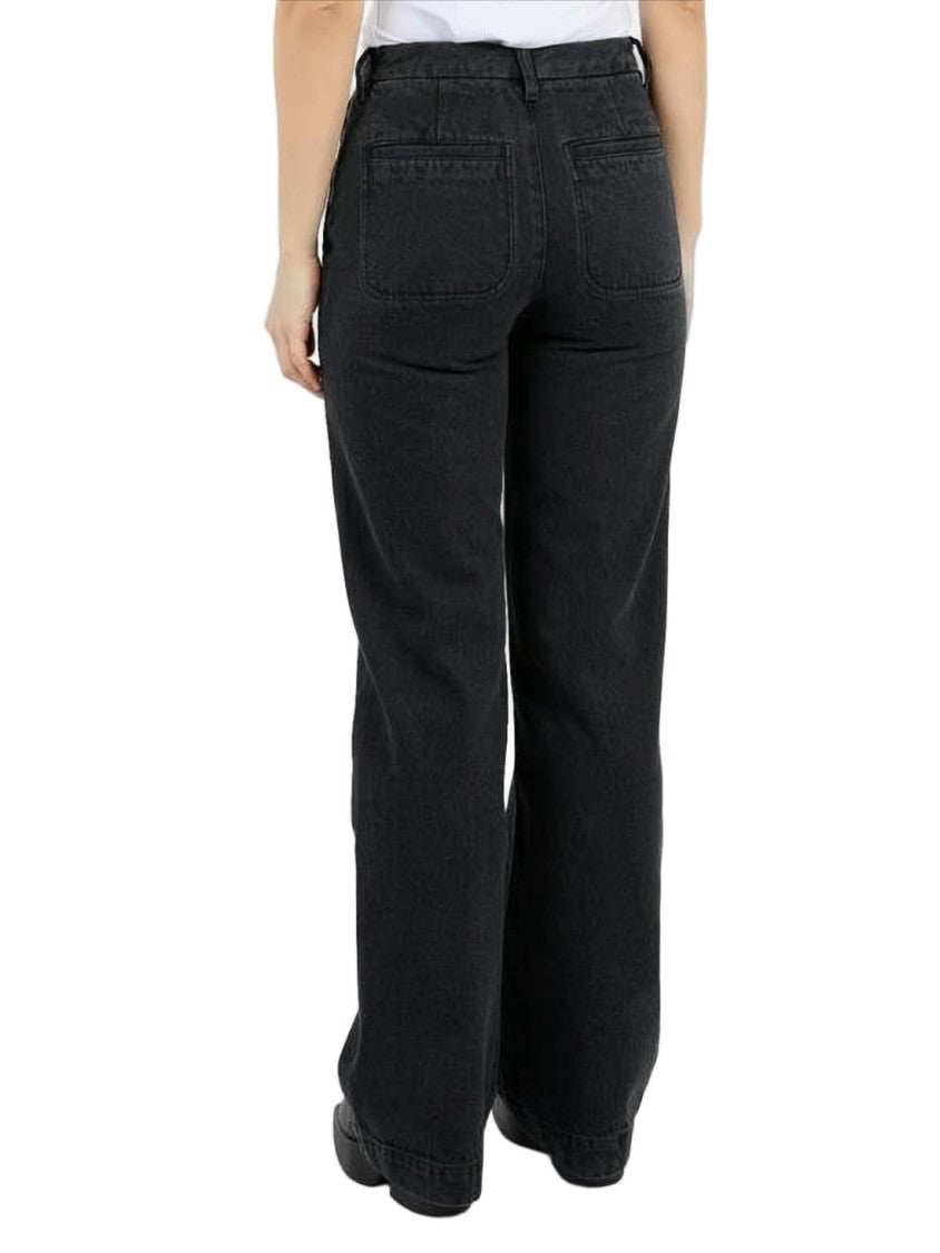 A.P.C. High-Waisted Straight-Leg A.P.C. Denim Pants