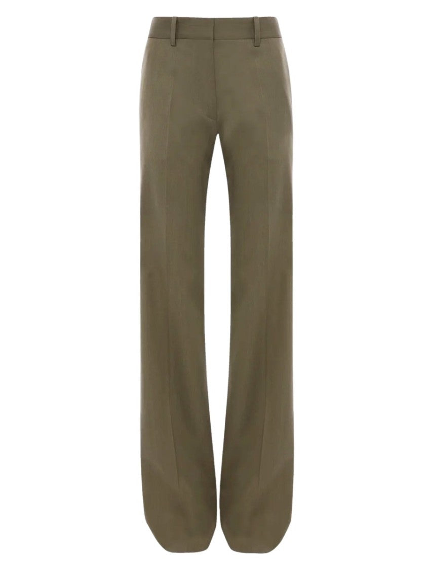 Victoria Beckham Mid-Rise Slight Wide Pants