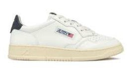 Autry Low-Top White Leather Sneakers With Perforated Detailing