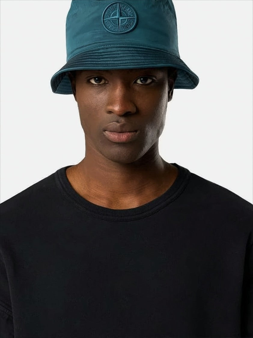 Stone Island Black Crewneck Sweater With Flap Pockets