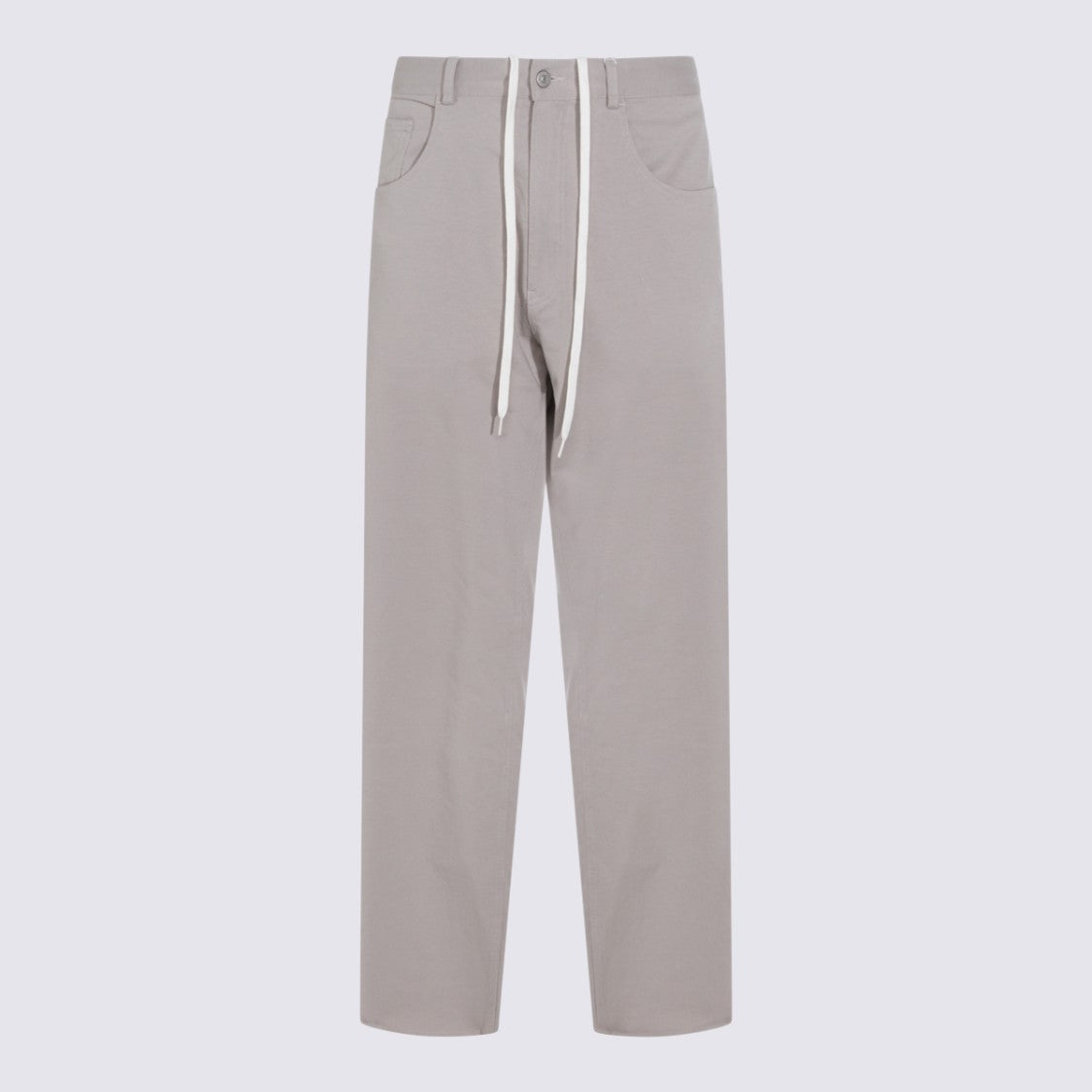 Mm6 By Maison Margiela Straight-Leg Trousers With Structured Waistband