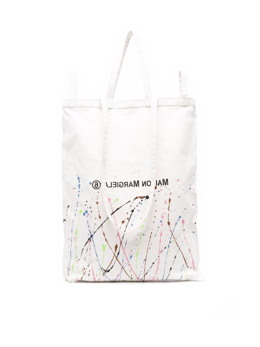 Maison Margiela Mm6 Oversize Logo Tote Bag