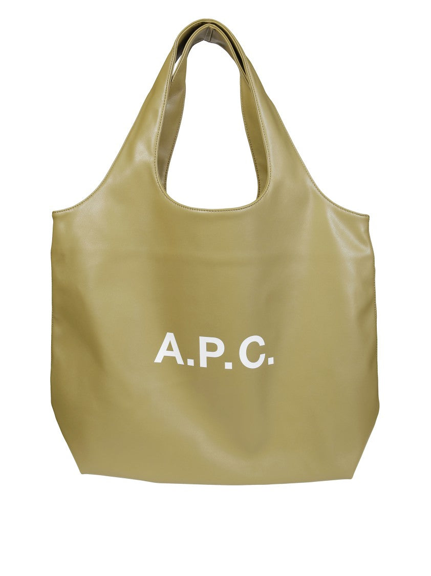 A.P.C. Ninon Glossy Tote With Spacious Interior