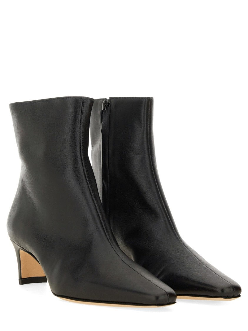 Staud Ankle Boot With Pointed Toe And Kitten Heel