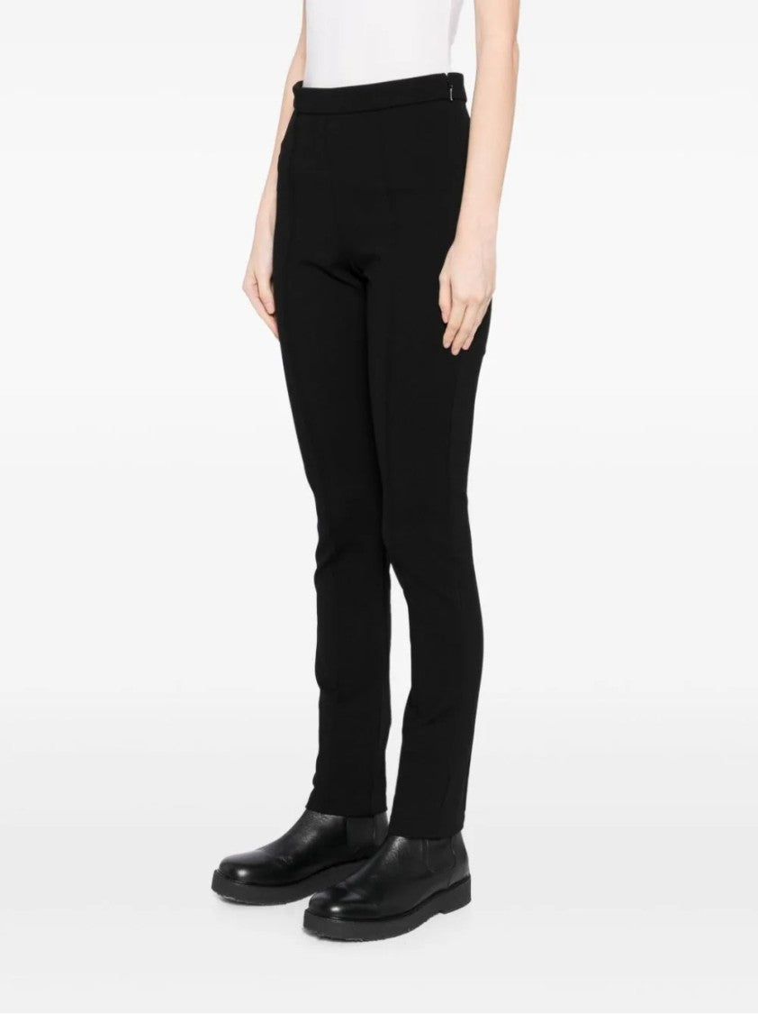 Moncler Black Stretch Fabric Pants
