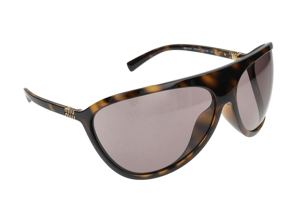 Miu Miu Injected Frame Sunglasses With Modern Silhouette