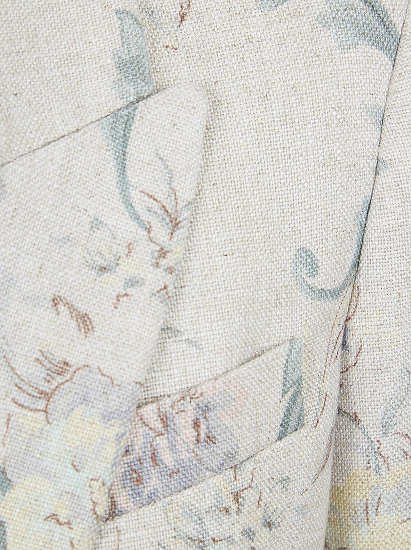 Forte Forte Peonia My Love Linen And Viscose Hopsack Jacket