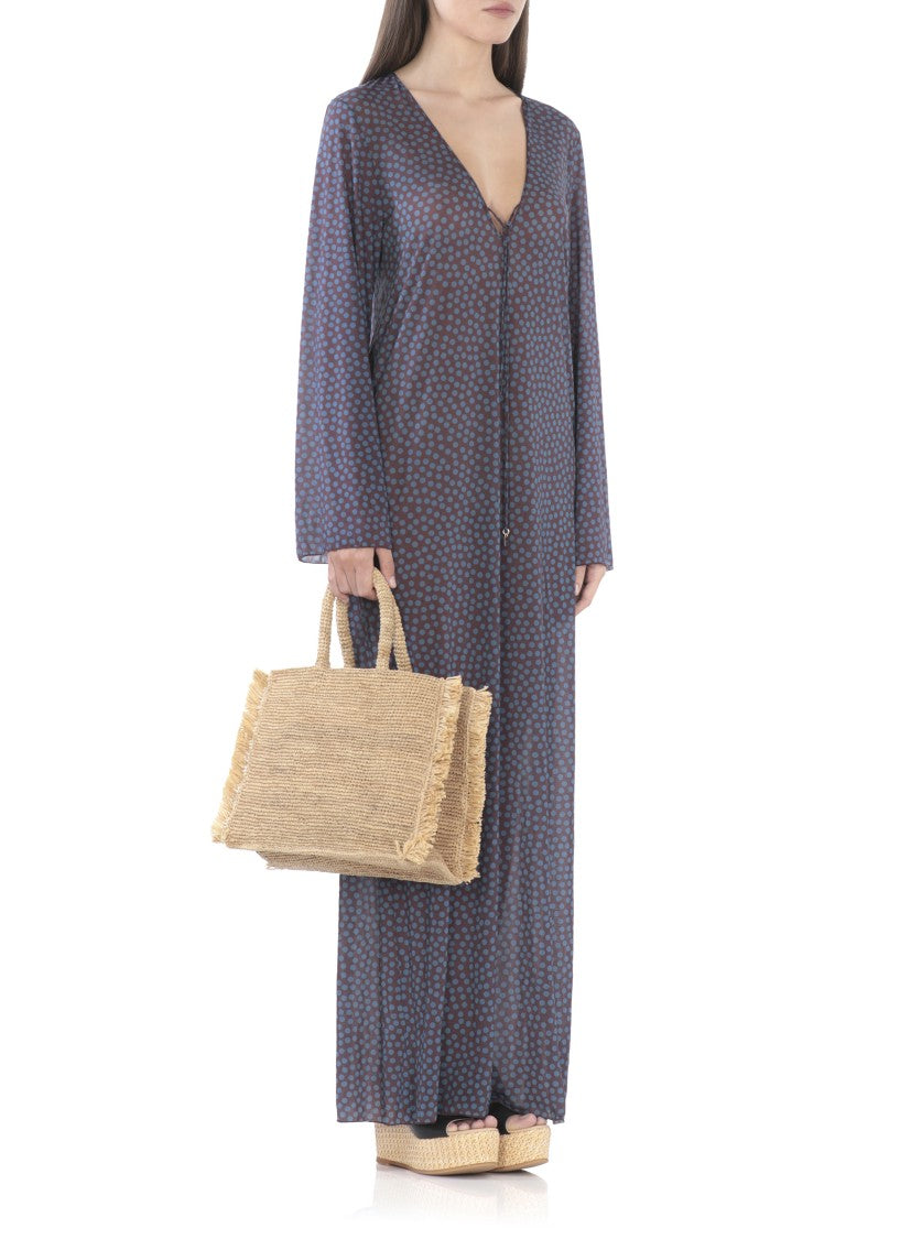 Fisico Maxi Dress With V-Neck